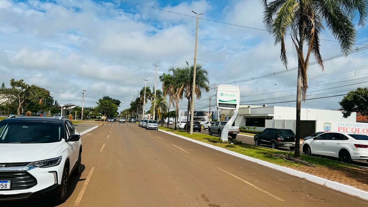 Imagem de compartilhamento para o artigo Terça-feira será quente, com até 34°C em Chapadão do Sul; veja a previsão completa da MS Todo dia